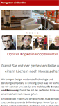 Mobile Screenshot of optiker-koepke.de